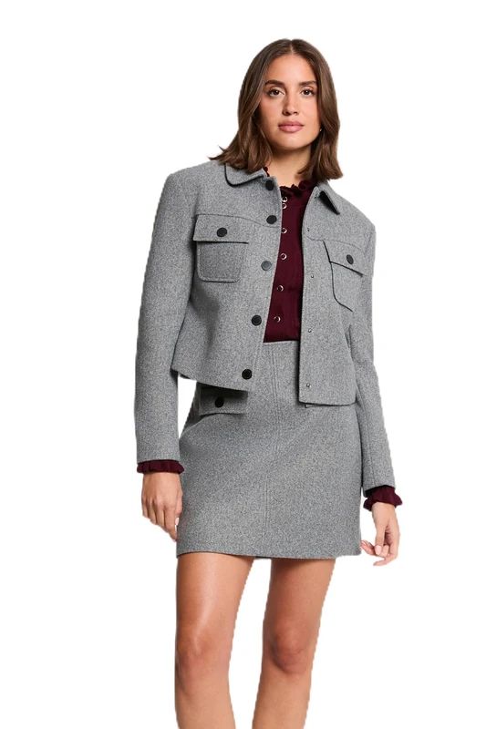 Morgan 261-valmon Women's Blazer, Grey M, 14 - Image 1
