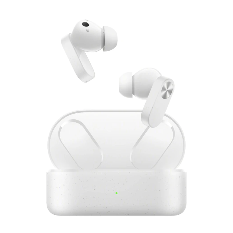 OnePlus Nord Buds 2 - Wireless Earphones with up to 36 Hours of Battery Life, Up to 25dB Active Noise Cancellation and BassWave™ Bass Enhancement Algorithm - Lightning White [UK version] (Renewed)