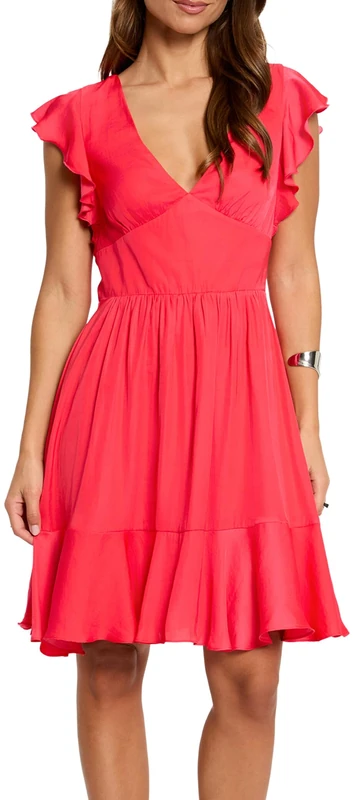 Morgan 261-reclo Dress, Berry Red, XS Women - Image 1