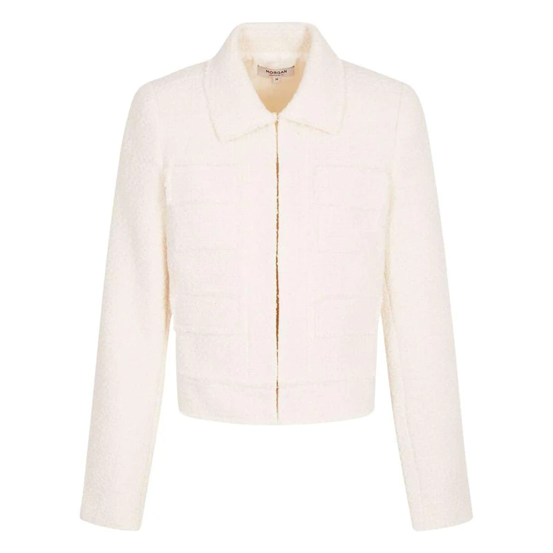 Morgan 261-vcloud Women's Blazer, Ivory, 10 - Image 1