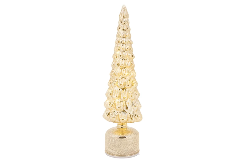 Cosy & Trendy LED Christmas Tree Lamp, Gold, 39 cm