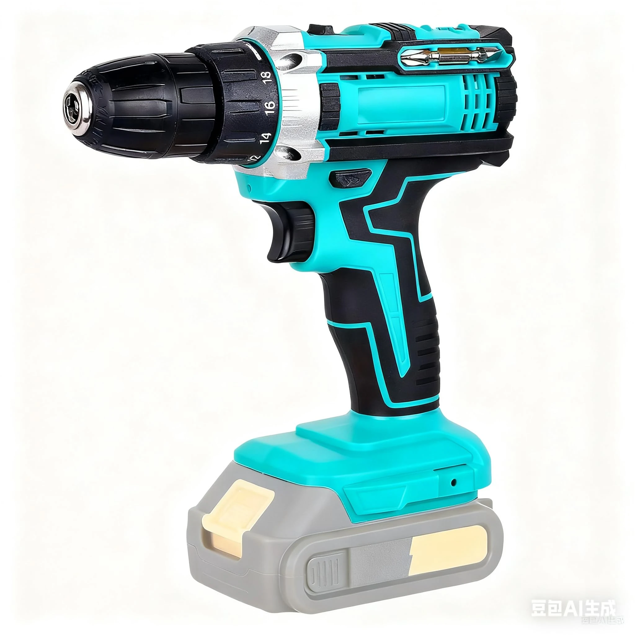 Cordless Electric Screwdriver Set - 42N.m (420in-lb) Torque, 25+2 Speed, 30pcs Accessories with Case, Forward/Reverse Safety Lock (Dblue-01)