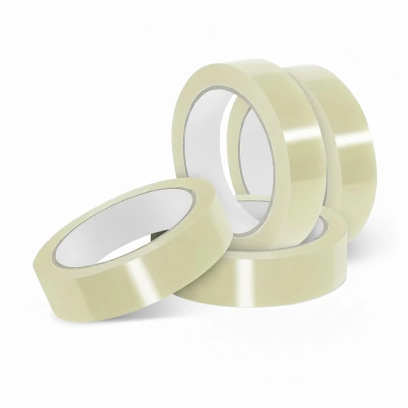 NAEEM SONS 4x Clear Cello Tape 24mm x 25m Heavy Duty Sticky Packaging Tape Crystal Clear Transparent Sticky Tape for Gift Wrap Christmas and Birthdays, Crafts, Packaging cellotape,(pack of 4)