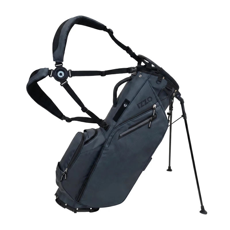 Izzo Heritage Golf Stand Bag, Dark Grey