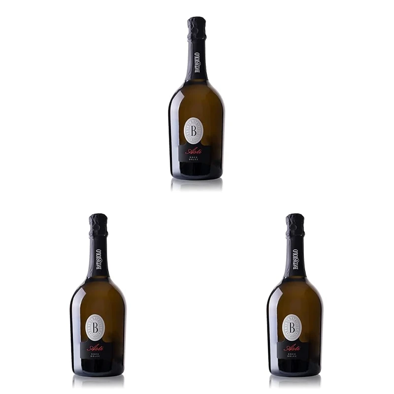 Batasiolo, ASTI DOCG, 750 ml, Sparkling Sweet White Wine, Charmat Martinotti Method (Pack of 3)