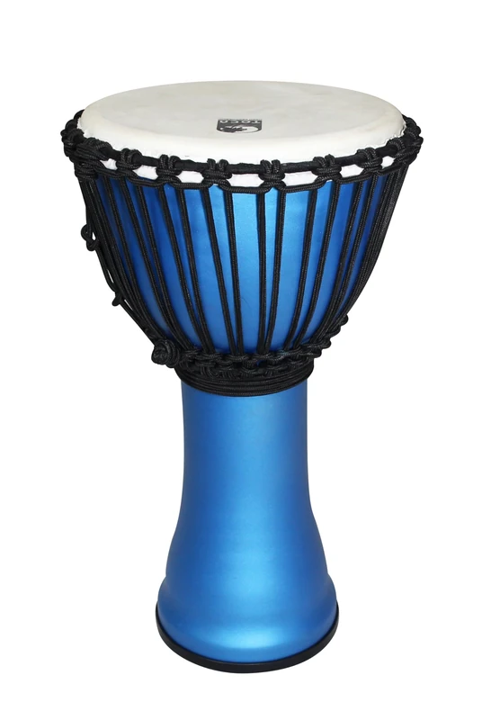 Toca Freestyle Rope Tuned Djembe Matte Ocean Blue 10" SFDJ-10OB