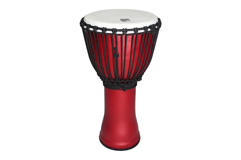 Toca Freestyle Rope Tuned Djembe Matte Racing Red 14" SFDJ-14RR