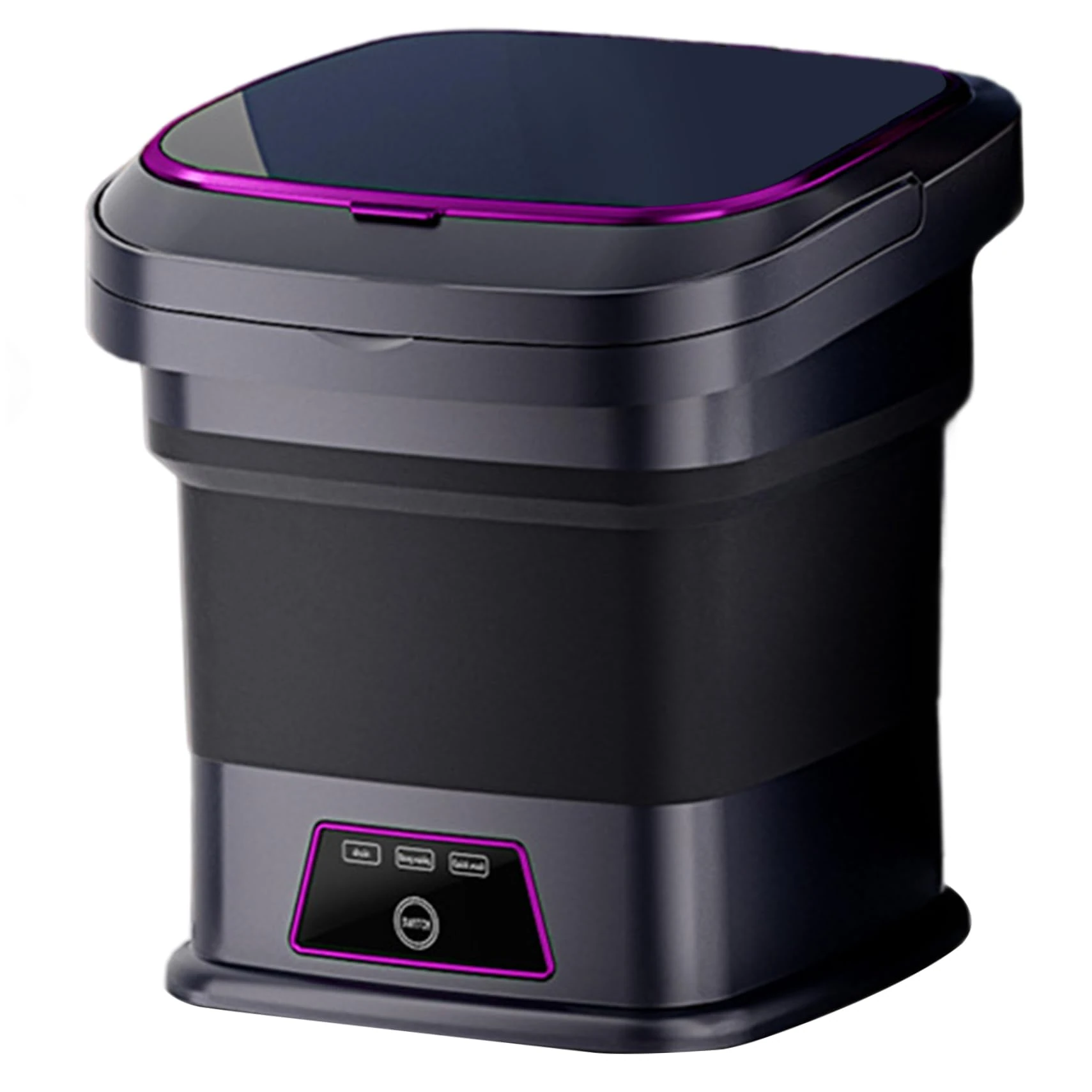 Portable Washer 13L Foldable Mini Washing Machine with 3 Modes Drain Pipe Handle Suction Cup Small Laundry Machine for Underwear Socks Baby Clothes Travel