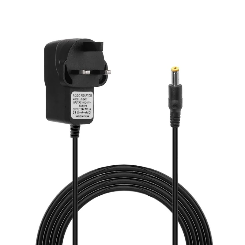 Azlanway AC to DC 24V 0.5A power adapter, 12W charger with 5.5mm x 2.1mm plug for essential oil diffusers, aromatherapy humidifiers and small 24V electronics - Image 1