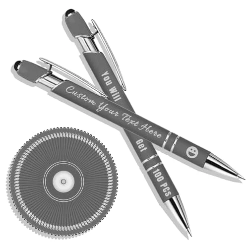 Personalised Laser Engraved Ballpoint Pen Custom Metallic Pens Custom Personalized Gifts for Men & Women Birthday, Christmas, Anniversary, Or Office Use #037