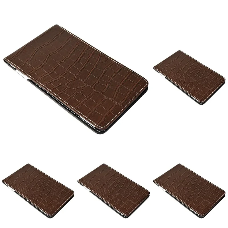 On Par Premium Golf Scorecard Holder - Crocodile, Brown/Black (Pack of 5)