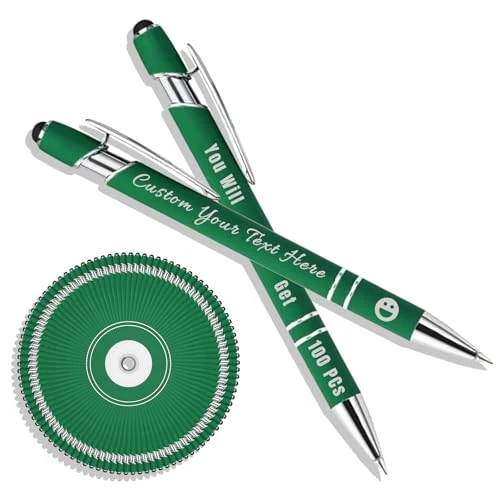 Generic Laser Engraved Metallic Ballpoint Pen - Personalized Gift #040