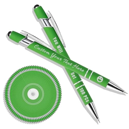 Personalised Laser Engraved Ballpoint Pen Custom Metallic Pens Custom Personalized Gifts for Men & Women Birthday, Christmas, Anniversary, Or Office Use #039