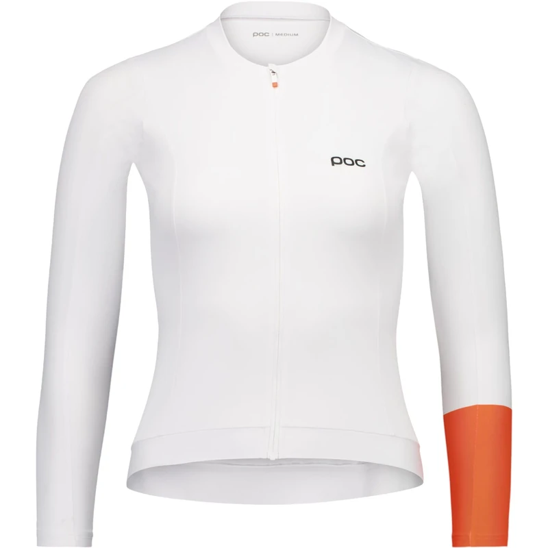 POC Cadence L/S Jersey Women's – Road Cycling Jersey for Road Cycling with All-Day Comfort, Quick-Drying Fabric, Three Rear Pockets Plus Zipped Pocket, YKK Vislon Zip