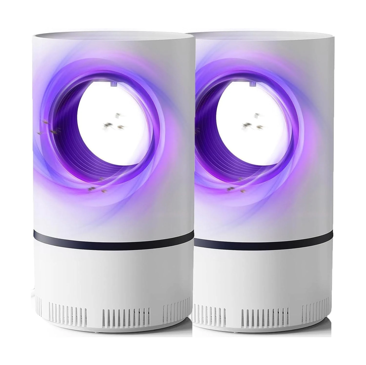 Fly Killer for the Home - Mosquito Killer Lamp USB Flies Killer,Portable Fruit Fly Trap, Electric Fly Zapper Bug Quiet UV Mosquitoes Killer Lamp for Indoor Outdoor,Garden Camping, Kitchen (3PCS)