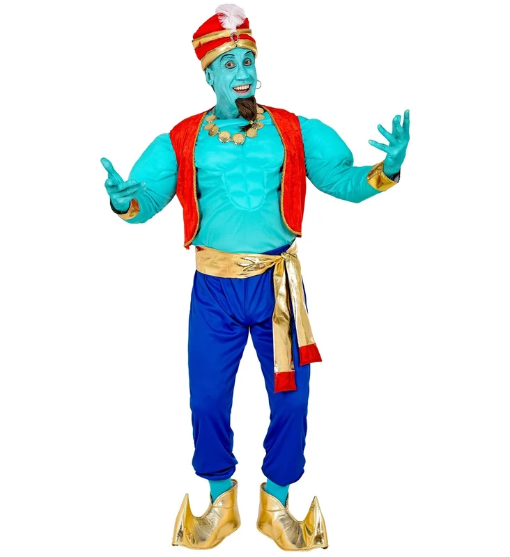 W WIDMANN MILANO Party Fashion 10230 Kostüm Genie Costume, Multicoloured, XXL