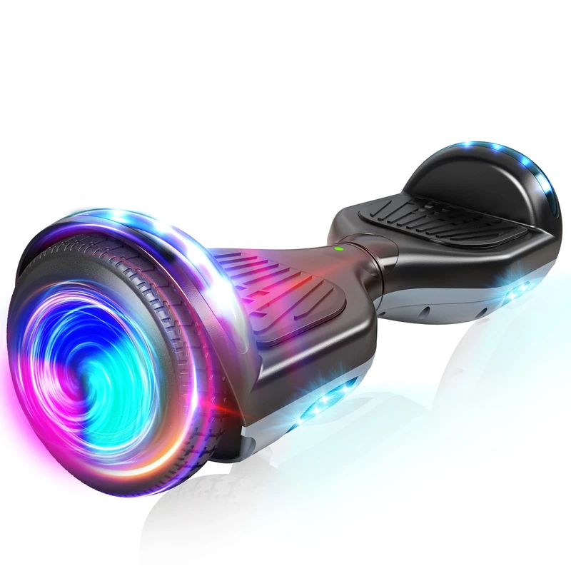 Hoverboard 6.5 Inch Two Wheels Hoverboards with Bluetooth Speaker with Colorful LED Lights, Gift for Kids Teens