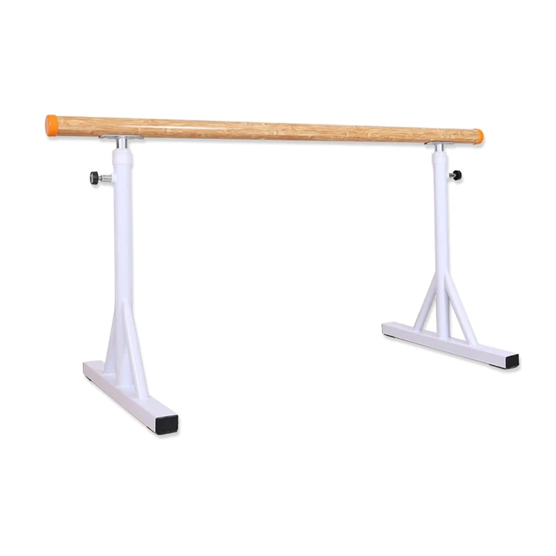 WOTZOV Freestanding Ballet Barre, Portable Double Ballet Bar, Adjustable Danc