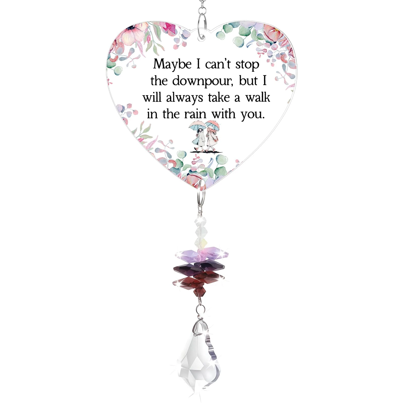 Friendship Gifts For Women, Crystal Suncatcher, Special Friend Gifts For Women, Friend Gift For Birthday, Wedding, Anniversary Graduation For Bestie, Best Friends