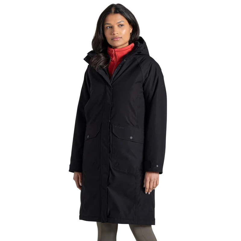 Craghoppers Womens Jkt Rosalind II Waterproof Jacket, Black, 20 Plus UK