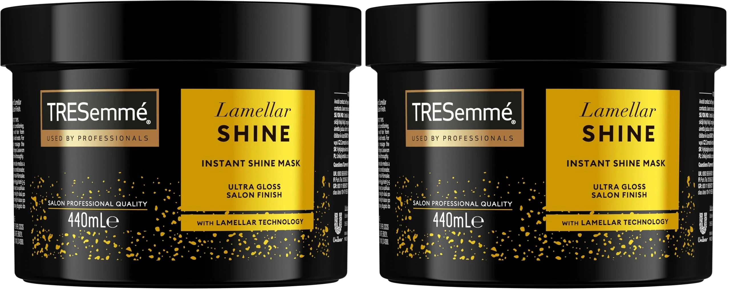 TRESemmé Instant Shine Hair Mask- With Lamellar Technology for an Ultra-Glossy Salon Finish & Smoother Hair- Hair Treatment for Dull, Frizzy & Lacklustre Hair 440ml (Pack of 2)