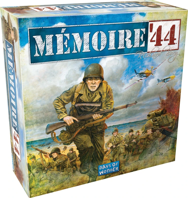 Asmodee - Memory'44 (Refresh 2025) – board game, historical World War II battles with more than 20 scenarios, children and adults, 8 years and older, 2 to 4 players, French