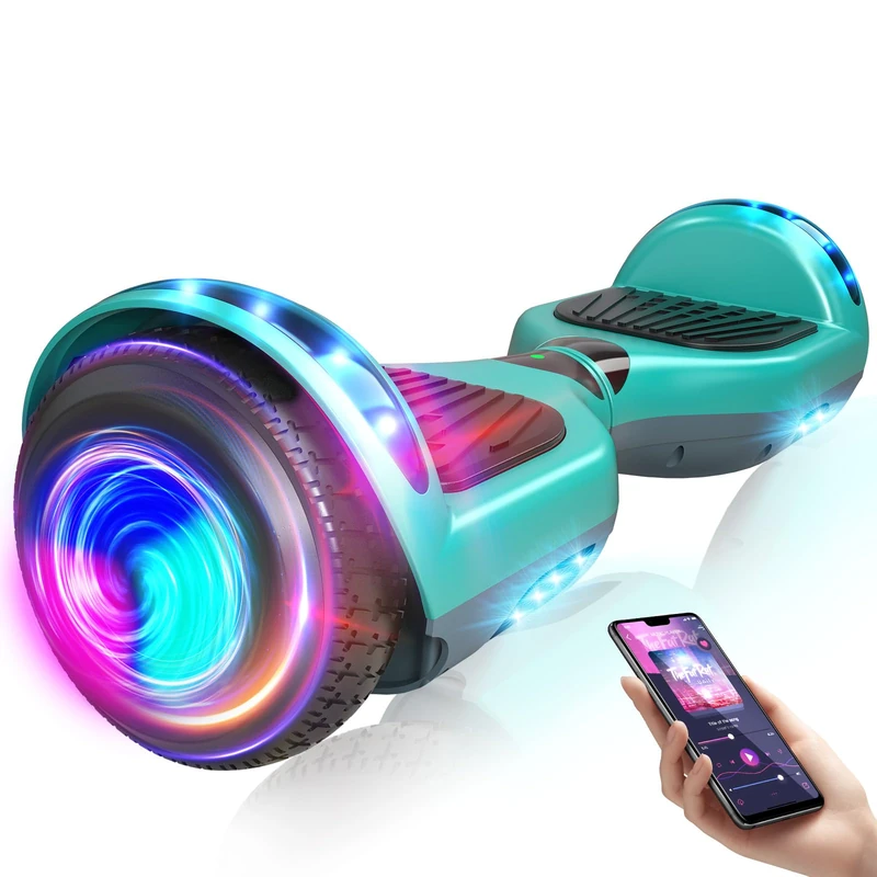 6.5 Inch Electric Self-Balancing Hoverboards Built-in Bluetooth for Kids