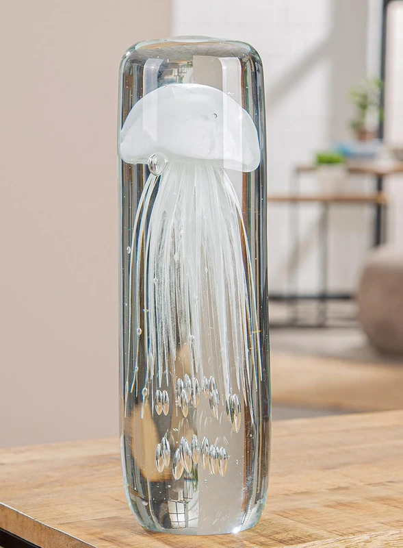 GILDE Decorative Object, Clear, White, Höhe 30 cm