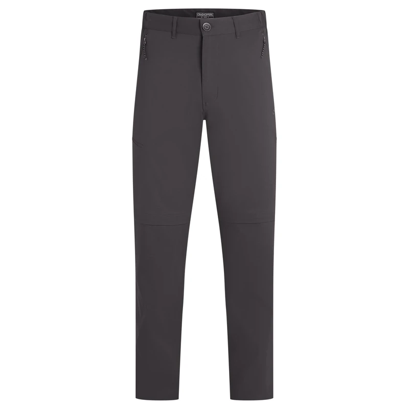 Craghoppers Mens Kiwi Pro III Convertible Trousers, Dark Lead, 40W Long EU