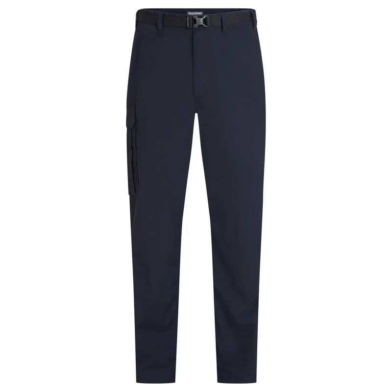 Craghoppers Mens Kiwi Thermo Walking Trousers Insulated Water Repellent Hiking, Dark Navy