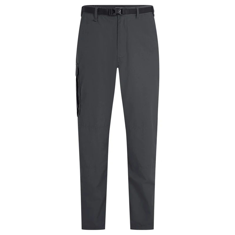 Craghoppers Mens Kiwi Thermo Walking Trousers Insulated Water Repellent Hiking, Black Pepper