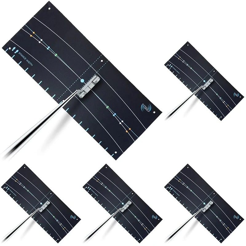 ME AND MY GOLF Stroke Trainer - Putting Arc and Aim Target - Includes Instructional Training Videos, Black (Pack of 5)