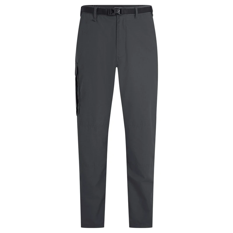 Craghoppers Mens Kiwi Thermo Walking Trousers Insulated Water Repellent Hiking, Black Pepper