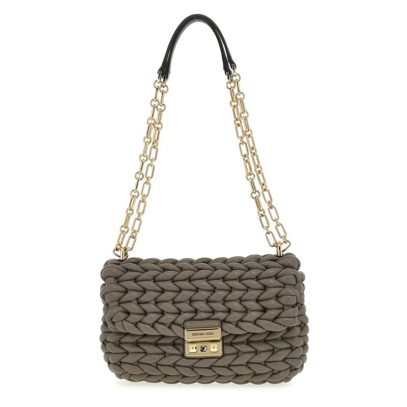 Michael Kors LG CONV CHAIN SHLDR BIRCH