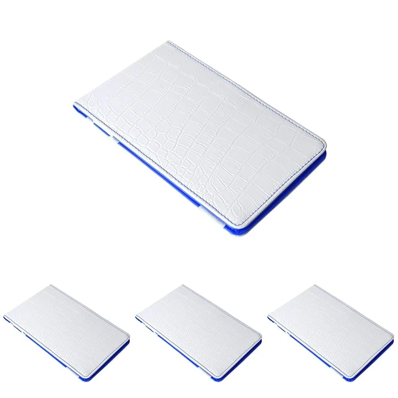 On Par Premium Golf Scorecard Holder - Crocodile, White/Blue (Pack of 4)