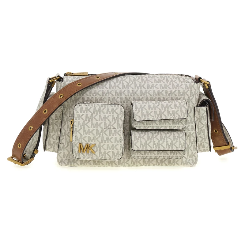 Michael Kors MD PCKT SHLDR VANILLA/ACRN