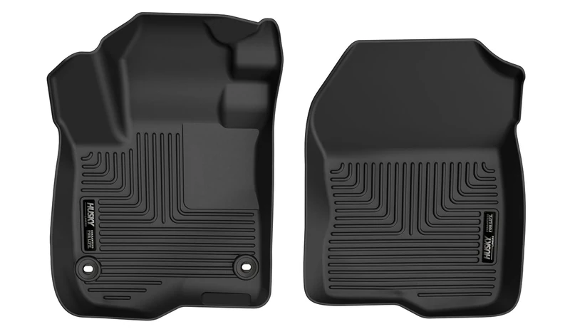 Husky Liners Weatherbeater Floor Mats | Fits 2023-2025 Honda CR-V, Includes Hybrid | Front Row, 2-pc Black - 17281