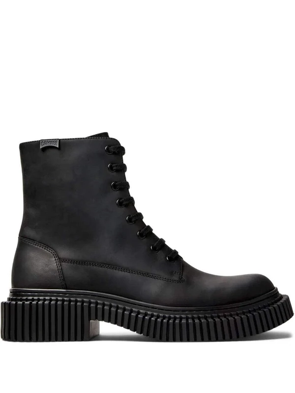 Camper Pix Berlin K300524 Mid Calf Boots, Black 001, 10.5