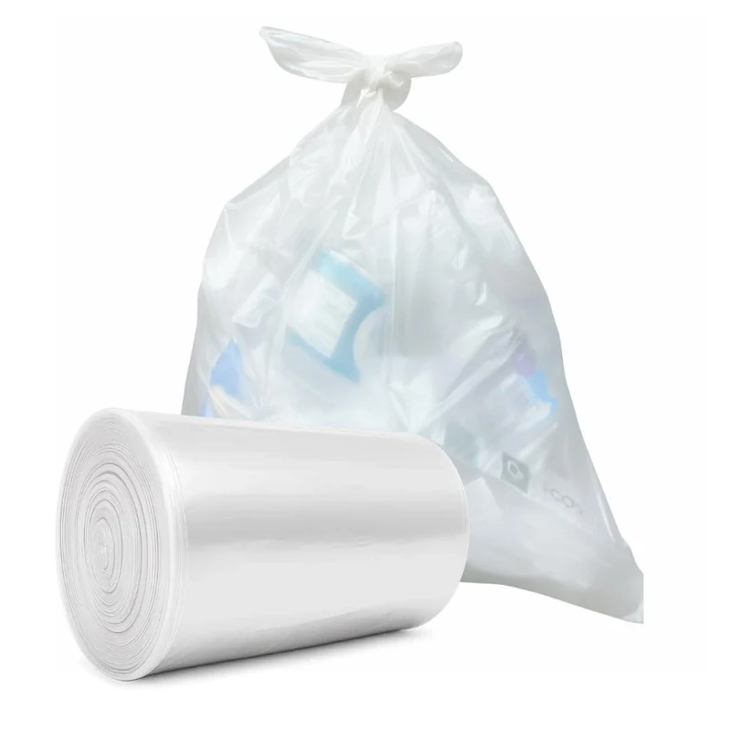 Liquipak Heavy Duty Clear Refuse Sacks – 100L Rubbish Bags, 40 Large Bin Liners, Eco-Friendly 100% Recycled LDPE, Strong 100 Gauge Clear Recycling Bags