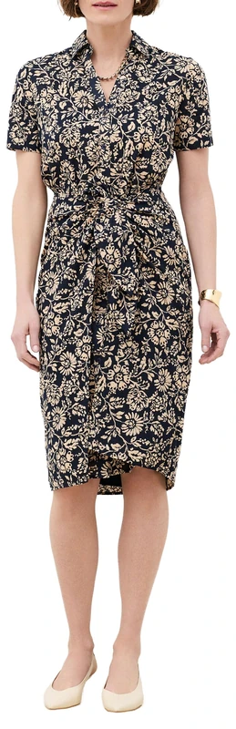 Caroll Women's 261r-rosane Dress, Crlimp/Pe26/Batik/Navy, 10