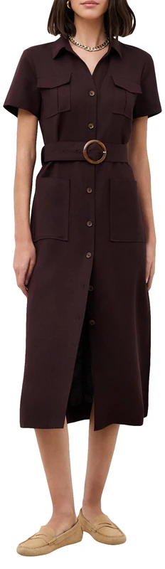 Caroll Women's Dress, Chocolate Plum, 8