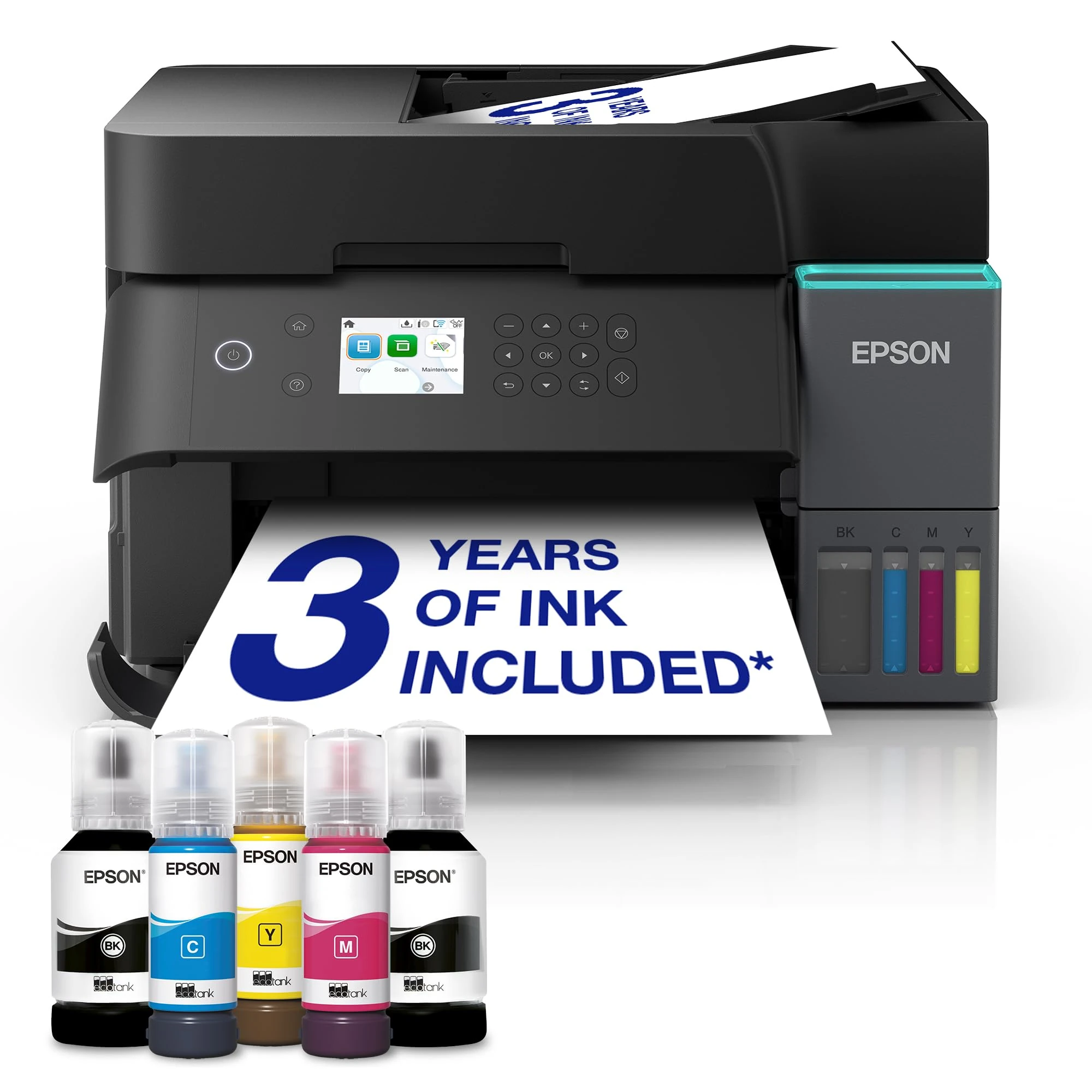 EcoTank ET-3950 A4 Multifunction Wi-Fi Ink Tank Printer, With Up To 3 Years Of Ink Included