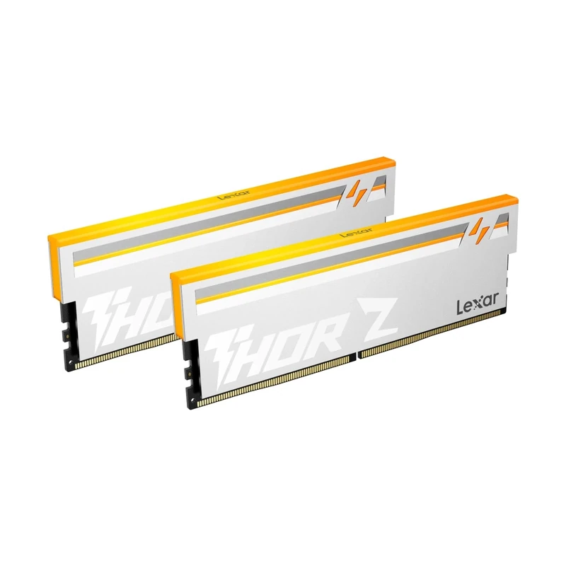 Lexar THOR Z Series RGB DDR5 RAM 32GB Kit (2x16GB) 6000 MHz, DRAM 288-Pin UDIMM Desktop, PC High-Performance Gaming Computer Memory for Intel XMP 3.0/AMD EXPO, PMIC/On-die ECC/1.35V Silver