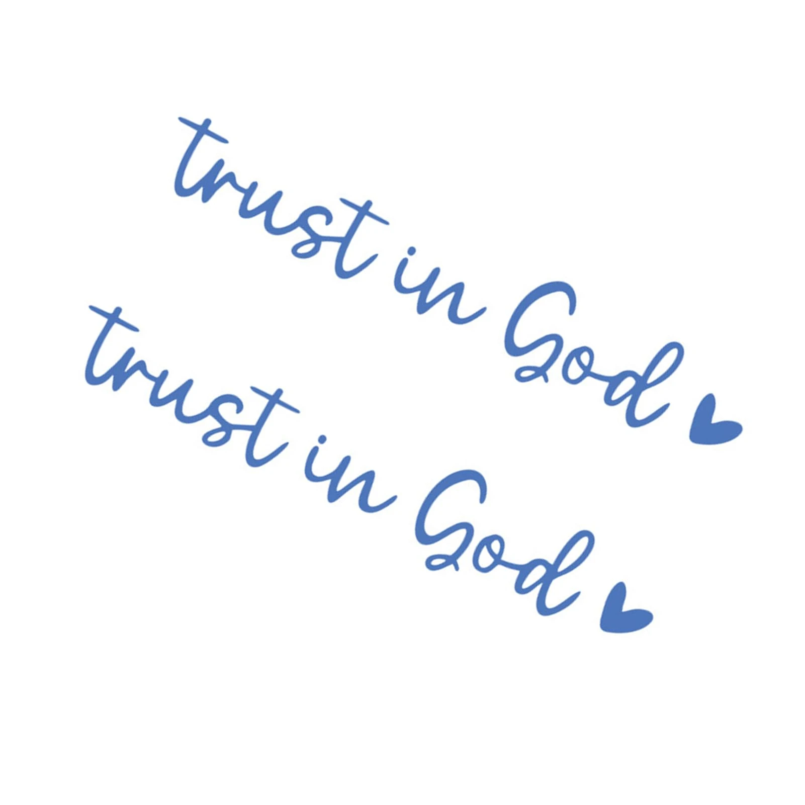 Tisujune Car Window Stickers - Trust in God Vehicles Window Decals Car Stickers | Decals, Rear View Glass Accessories for Family, Friends Men, Women Mom