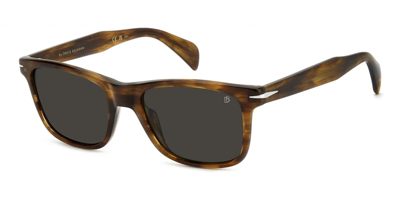 DAVID BECKHAM DB 1197/S Glasses, Brown Horn, Standard Unisex Adult
