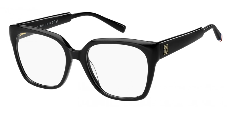 Tommy Hilfiger Unisex Adult Glasses, Black, ESTANDAR