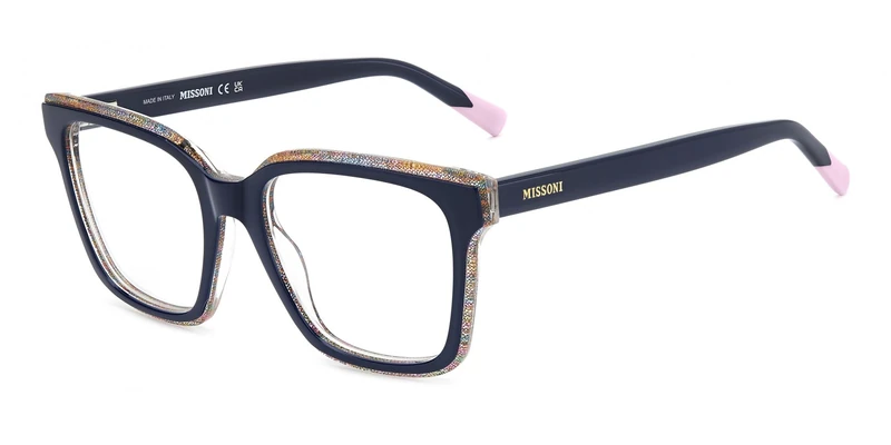 MISSONI MADE IN ITALY Unisex Adult Glasses, azul, ESTANDAR