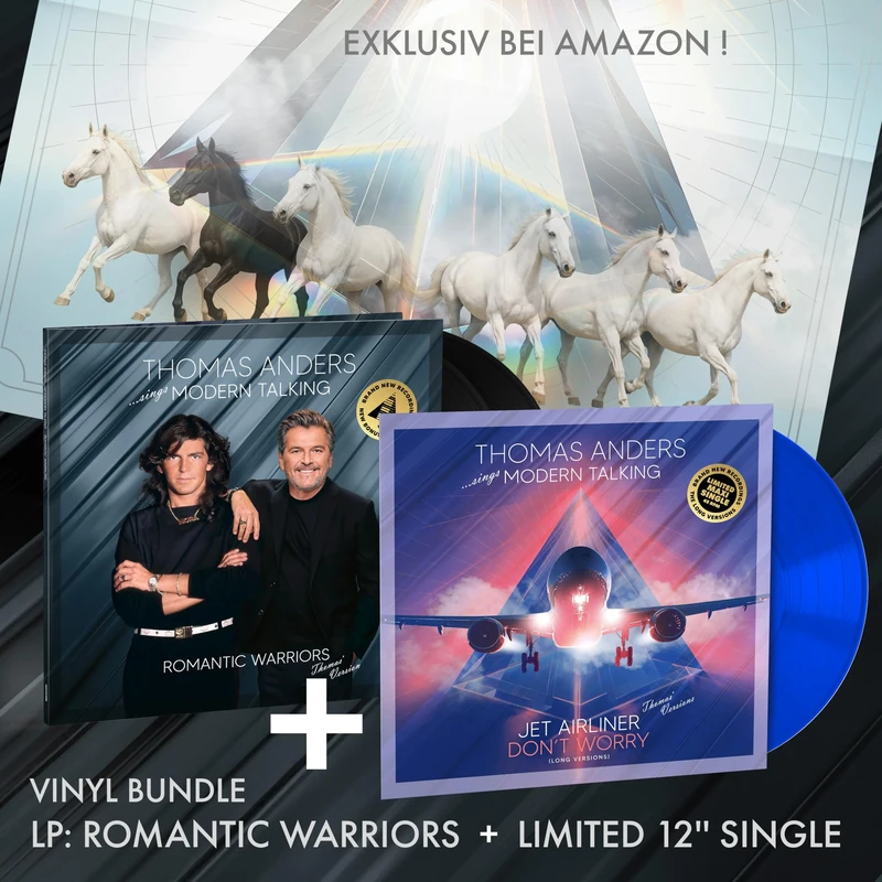 Thomas Anders sings Modern Talking: Romantic Warriors (Amazon exklusiv 2LP + Ltd. 12 Inch Maxi) [Vinyl LP] [VINYL]