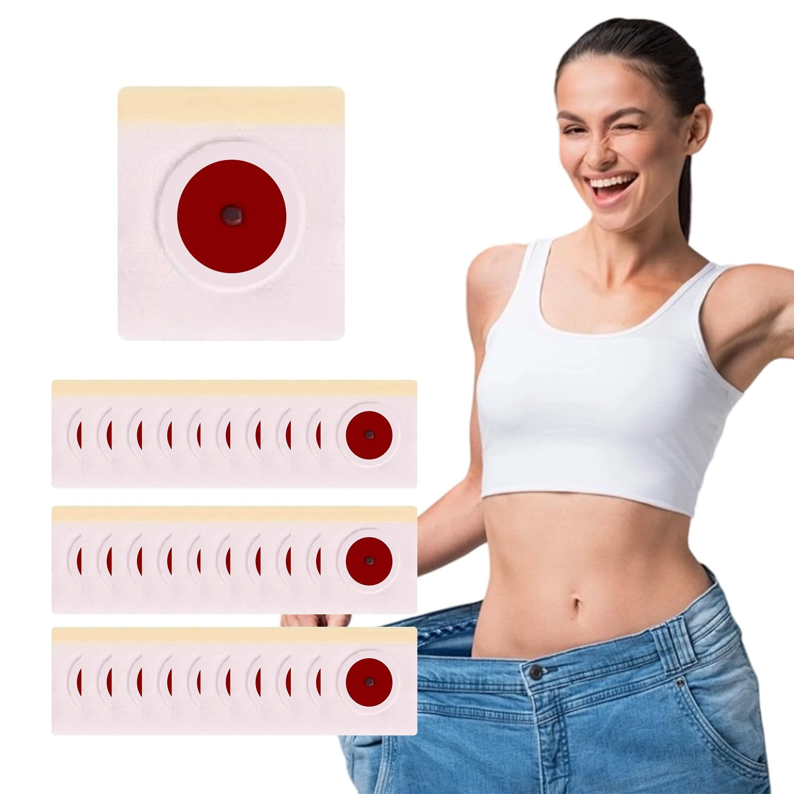 Weight Loss Patch, Slimming Patches, 60 Pcs Slim Patch Metabolism Support Patch, Natural Herbal Ingredients Containing Cassia Seed and Hawthorn, Detox & Boost Energy, Firm Skin for Women and Men