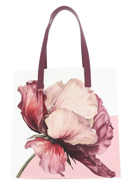 Ted Baker Women's S284074IVORYO/S Printed Flower Medium Icon Bag, Ivory - Image 1